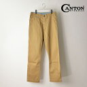【送料無料】キャントンオーバーオールズ チノパンツ ワークパンツ メンズ ストレートパンツ コットン CANTON OVERALLS