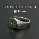 シンパシーオブソウル リング 指輪 Oval Signature Ring - Silver w/Ash Diamond#17 メンズ レディース ユニセックス sympathy of soul アクセサリー【送料無料】 プレゼント ギフト シンパシー オブ ソウル