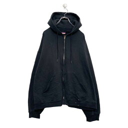 【中古】【古着】 Champion ジップアップ スウェット <strong>パーカー</strong> XL ブラック <strong>チャンピオン</strong> ロゴ ビッグサイズ 古着卸 アメリカ仕入 a506-<strong>584</strong>7