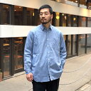 INDIVIDUALIZED SHIRTS OVER SIZE L/S SHIRTS -CHAMBRAY- White Head Eagle 別注 (インディビジュアライズドシャツ )