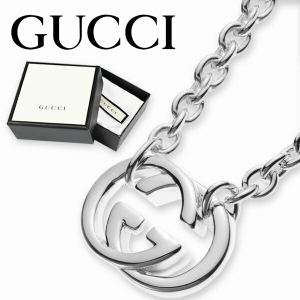 送料無料 新品 グッチ GUCCI ネックレス シンプル メンズ レディース WG ペンダント ダブル