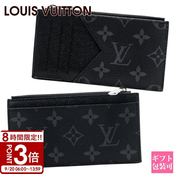 【P3倍】ルイヴィトン コインケース LOUIS VUITTON コインケース カードケース メンズ コインカード・ホルダー モノグラム・エクリプス タイガ ノワール M30271 コインケース ヴィトン コイン ケース ヴィトン カードケース ルイヴィトン 小銭入れ ヴィトン メンズ