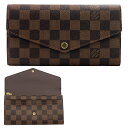 あす楽 送料無料 新品/新作 ルイヴィトン LOUIS VUITTON 財布 長財布 小銭入れあり レディース ポルトフォイユ サラ ダミエ N63209 正規品/ボーナス お中元 セール 2017/ブランド品