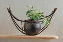 花びん 花瓶 陶器 焼き物 焼物 和風 ギフト フラワー アレンジメント 生け花 小物 お花 通販 花 信楽焼 花器 花入れ インテリア アジアン セール 激安 贈り物 プレゼント 新築祝い 開店祝い 敬老の日 母の日 父の日【お買得品】信楽焼 かごつる一輪