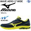 ランニングシューズ メンズ mizuno ミズノ ウエーブエアロ 17 ワイド WAVE AERO 3E相当 マラソン サブ4〜4.5 レーシング トレーニング 男性用 靴/J1GA1936【取寄】【返品不可】