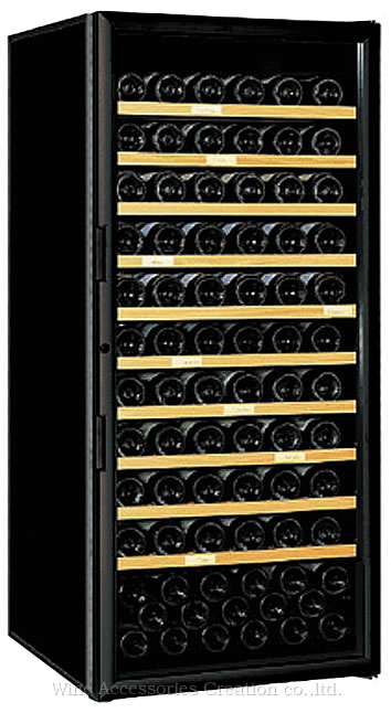 アルテビノ FVM10 ガラス扉 ウッド棚10枚付属 150本用 ワインセラー [前払い銀行決済、クレジットカード決済可]