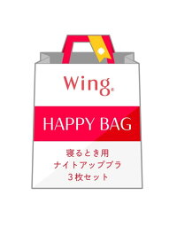 【福袋】ウイング <strong>ナイトアップブラ</strong> 寝るとき用 3枚セット Wing ウイング インナー・ルームウェア ブラジャー【送料無料】[Rakuten Fashion]