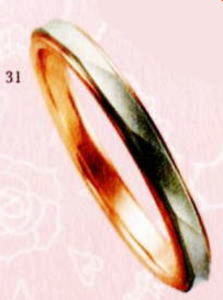 ★お得な卸価格はお問い合わせ下さい★Angerosa（アンジェローザ）(31)AR-511(M), PT900/K18PGマリッジリング、結婚指輪、ペアリング