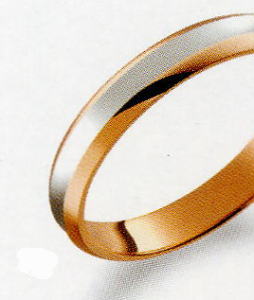 True Love （トゥルーラブ）(25) M374 Pt-900プラチナ & K18PG ピンクゴールドマリッジリング・結婚指輪・ペアリング