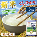 【送料無料】★新米★ 28年度産 福井県産こしひかり 5kg【代引き不可】/お取り寄せ/通販/お土産/ギフト/お中元/