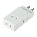 ◎ELPA コンパクトタップ 4個口 対雷サージ機能付 A-CT004SB(W)