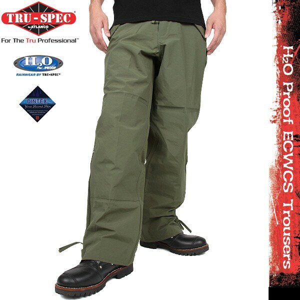 ≪WIP≫【送料無料】【TRU-SPEC トゥルースペック】米軍ECWCS H2O PROOF パンツ Olive Drab【アウトドア】【ECWCSパンツ】【9色展開】【新品未使用】【3174】