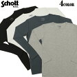 ▼▼▼【タイムセール対象商品】【Schott ショット】3123090 T/C RIB リブ クルーネック長袖Tシャツ 4色【ユーティリティーウェア】【ロンT】【4色展開】【新品未使用】≪WIP≫【楽ギフ_包装】【楽ギフ_メッセ】