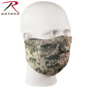 10%OFFクーポン対象品!ROTHCO ロスコ リバーシブル ハーフマスク ACU Digital Camo/ACUデジタルカモ 【2210】 ミリタリー フェイスマスク 顔面保護 スポーツ サバイバルゲーム《WIP》 男性 ギフト プレゼント