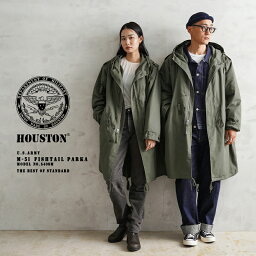 今なら15%OFF★HOUSTON ヒューストン 5409M 米軍 M-51パーカ <strong>モッズコート</strong>【クーポン対象外】【T】｜ミリタリーコート M51 大きいサイズ ブランド おしゃれ カジュアル ビジネス 通勤 通学 オリーブ ブラック