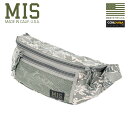 【割引クーポン対象品】MIS エムアイエス MIS-1017 CORDURA NYLON メッシュウェストバッグ / ボディバッグ - ABU CAMO【Sx】