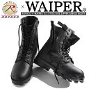 10%OFFクーポン対象品!WAIPER別注 ROTHCO 米軍 G.I.サイドジッパー ジャングルブーツ ブラック《WIP》