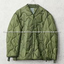 実物 新品 デッドストック 米軍 M-65 フィールドジャケット用ライナー フロントボタン付タイプ【クーポン対象外】【I】|メンズ レディース アウター ジャケット 中綿 キルティング ミリタリー かわいい おしゃれ カーキ オリーブ 大きめ ビッグサイズ