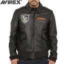 10%OFFクーポン対象品!AVIREX アビレックス A-2 U.S.A. FLYING TIGERS フライングタイガース フライトジャケット BROWN ブラウン 6131014 メンズ ミリタリー アウター レザージャケット 革ジャン A2 A-2 フライトジャケット 防寒 秋 冬《WIP》 春【送料無料】
