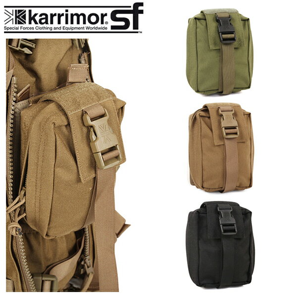 【あす楽】クーポンで10%OFF★ミリタリー バッグ / karrimor SF カリマー スペシャルフォース IA Medical Pouch 3色 お手持ちのバックパックやコンバットベストのグレードアップにオススメです。 ミリタリー 【Sx】【T】