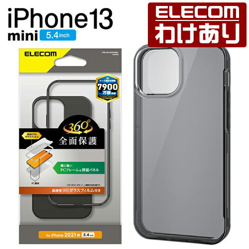 GR iPhone 13 mini 5.4inch p n[hP[X 360xی 2021 ACtH iphone13 5.4C` n[h P[X Jo[ ubNFPM-A21AHV360LBK ō3300~ȏ  [󂠂][GR킯Vbv][c]