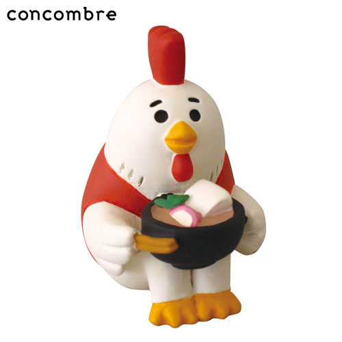 concombre　正月　にわとり　お雑煮 (ZSG-48516)　置物・フィギュア　Figurine of New Year decoration