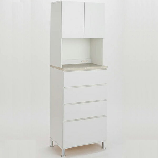 ランドリー収納 幅60cm ランドリーラック すきま収納 ランドリーチェスト 洗面所収納 脱衣所収納 シンプル モダン ホワイト 木製 日本製 国産