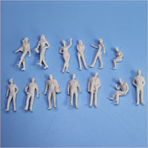 建築模型人形　1/50模型フィギュアセットカジュアル　若者13体セット　Oゲージなどのレイ…...:wakiyaku:10001668