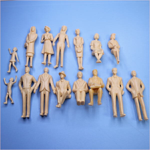 ディオラマ人形　1/30人形住宅・建築模型フィギュア15体　1番スケール　35mmゲージに…...:wakiyaku:10002322