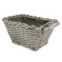 植木鉢 プランター バスケット マグネシウム 幅40cm レトロ アンティーク オールドバスケット BSPL-400WHT