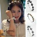 **エレミ**カチューシャ【コンビニ受取対応商品】ヘアバンド レディース ハンドメイド キッズ プレゼント 花 パール レース プレゼント 姫系 キラキラ アクセサリー 上品
