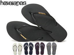 【<strong>ハワイアナス</strong>】 ビーチサンダル havaianas <strong>スリム</strong>・ロゴメタリック （SLIM LOGO METALLIC） レディース 女性用 【あす楽対応】