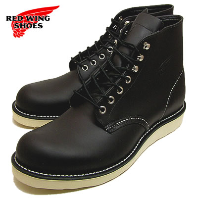 RED WING レッドウィング ブーツ8165 クラシック ワーク/6インチ ラウンド トゥRW-8165 CLASSIC WORK/6" ROUND-TOEブラック クローム BLACK CHROME[ワークブーツ・プレーントゥ・MADE IN USA] 【RCPmar4】