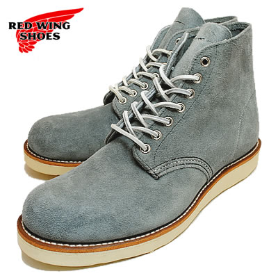 RED WING レッドウィング ブーツ8144 クラシック ワーク/6インチ ラウンド トゥRW-8144 CLASSIC WORK/6" ROUND-TOEスレートブルー アビレーン ラフアウト SLATE BLUE ABILENE ROUGHOUT[ワークブーツ・MADE IN USA] 【RCPmar4】