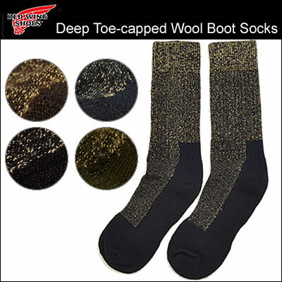 RED WING bhEBO Deep Toe-capped Wool Boot Socks fB[vEgDLbvgEE[Eu[cE\bNX y4Fz C