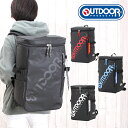 リュック 通学【62601】OUTDOOR PRODUCTS アウトドアプロダクツ BIG PRINT LOGOシリーズ スクエアデイパック 30L メンズ レディース 男子 女子 男性 女性 中学生 高校生 大学生 学生 大人 通学 通勤 部活 クラブ レッスン 習い事