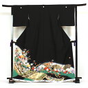 【レンタル】 留袖 レンタル 着物 黒留 山本寛斎作 黒留袖 19点フルコーディネートセット 結婚式〔消費税込み〕