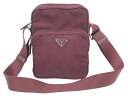 PRADA プラダ ショルダーバック ユニセックス BT0169 ナイロン アマゾン型 パープル 激レア 良好 中古 36386 正規品