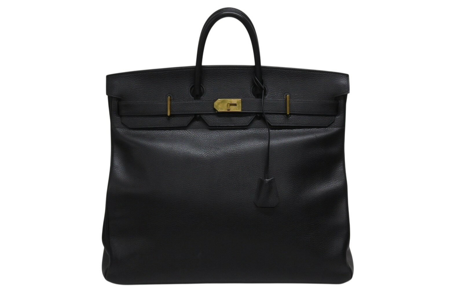極美品 HERMES エルメス ハンドバッグ オータクロア50 アルデンヌ ゴールド金具 ブラウン □G刻印 2003年 中古 4b006212