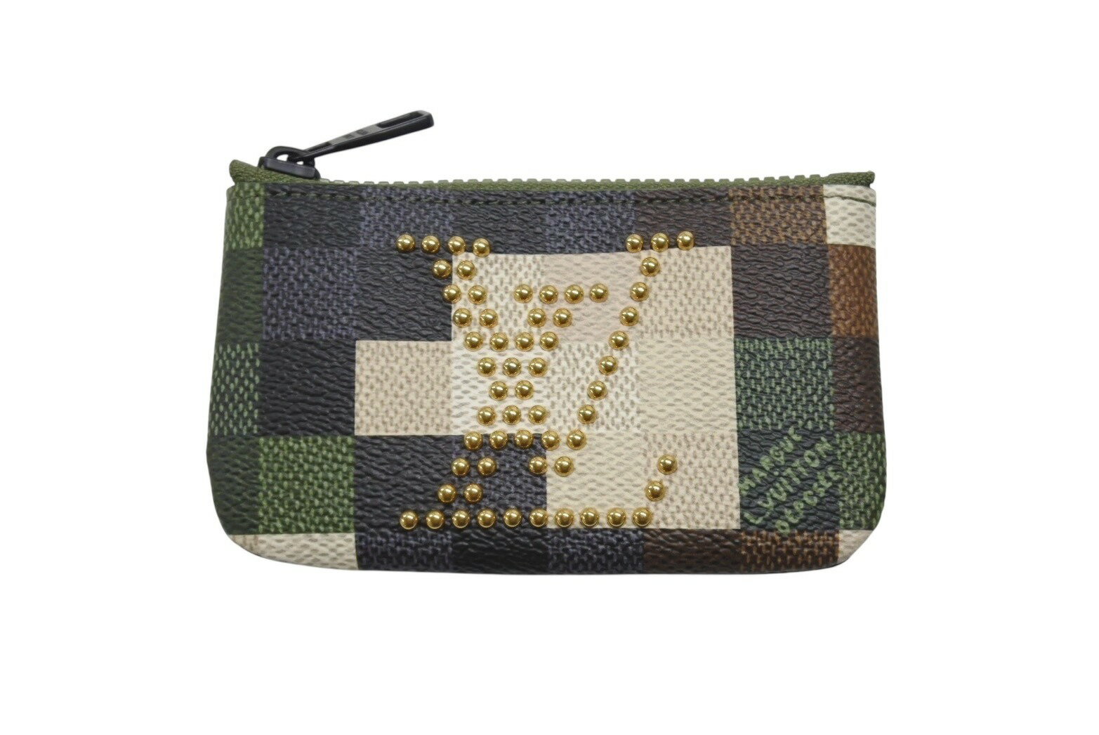 新品未使用 LOUIS VUITTON ルイヴィトン ポシェットクレ M83175 ダミエポップキャンバス ダモフラージュ 中古 4b006573