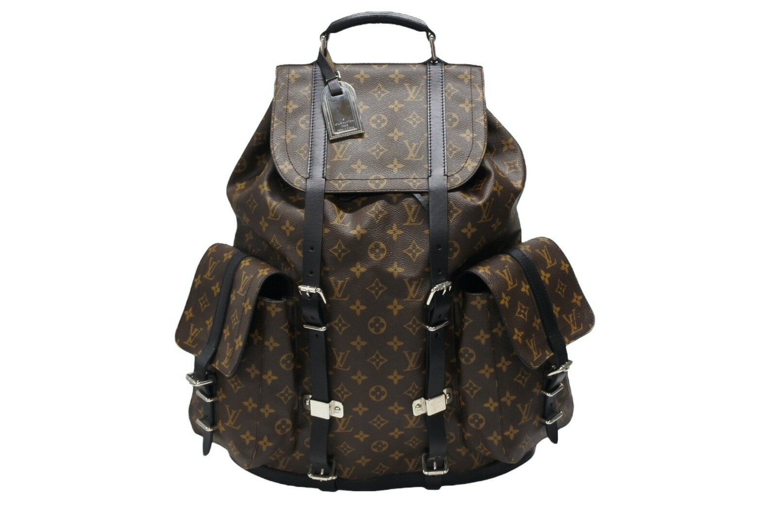 極美品 初期 LOUISVUITTON クリストファーGM M92295 モノグラムマカサーリュック 04年 中古 4b008180