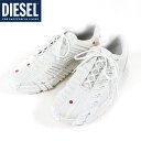 ディーゼル ブラック ゴールド(DIESEL BLACK GOLD)メンズ 訳あり スニーカー ホワイト系 バスケットシューズタイプ イタリア製 (サイズ/42)*cm2008