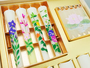 御進物用桐箱入・花琳蜜蝋【ご進物用・お線香】