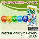 【国産】田丸屋 わさび漬 ミニカップ いろいろ (14個入)【薬味 刺身 寿司 お茶漬け 蕎麦 醤油 お肉】わさび漬け わさび 山葵 ワサビ【酒粕 漬物】駿河 安倍奥・富士宮にある自園で、一年中わさびを栽培しています【10P07Nov15】