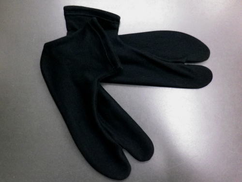振袖&着物に♪冬用暖か温糸ストレッチ足袋黒