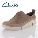 Clarks クラークス Tri Angel トライエンジェル 013G GESS トープ ヌバック ブラウン レザー レースアップ シューズ レディース