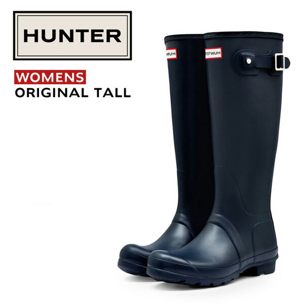 HUNTER n^[ fB[X IWi g[ WOMENS ORIGINAL TALL 1000 WFT1000RMA lCr[ NAVY