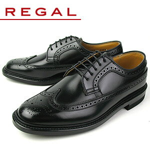 リーガル シューズ メンズ ビジネスシューズ ウイングチップ REGAL 2589NEB ブラック 紳士靴 送料無料