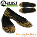 クロックス リナ グラフィック フラット ウィメン croc...