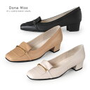 パンプス ローヒール Dona Miss ドナミス 370 ...